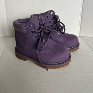 Timberland Toddler Purple Boots Toddler Size 5